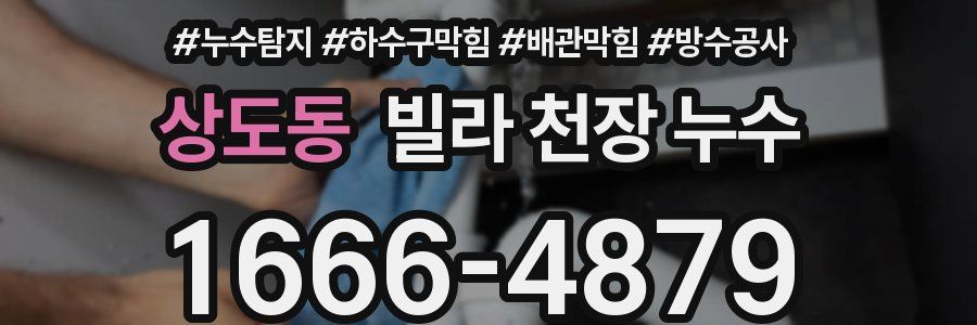 상도동 빌라 천장 누수