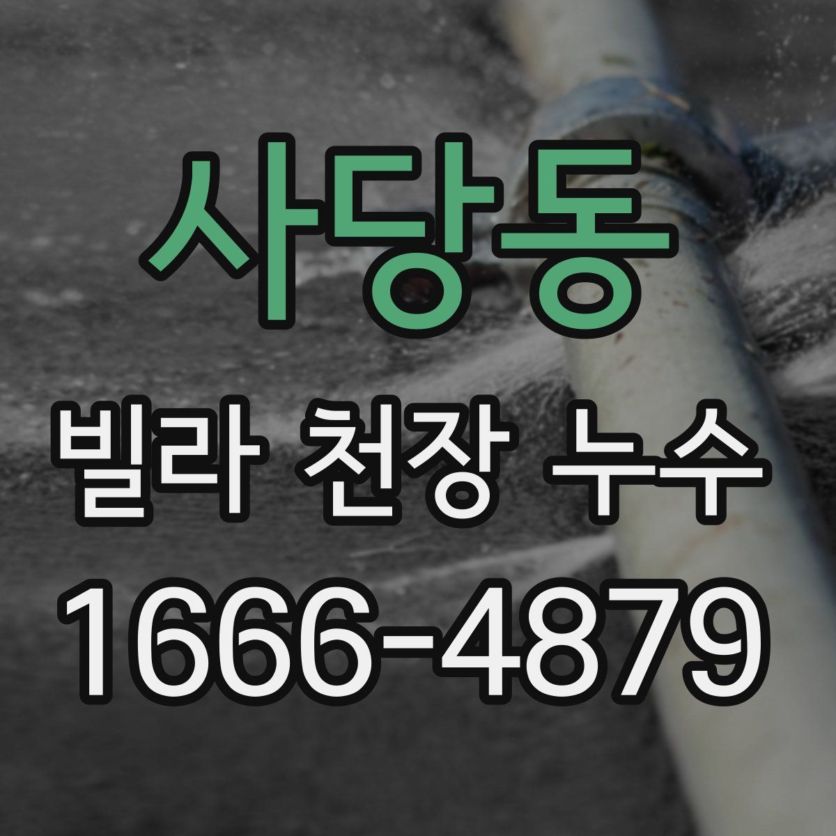 사당동 빌라 천장 누수
