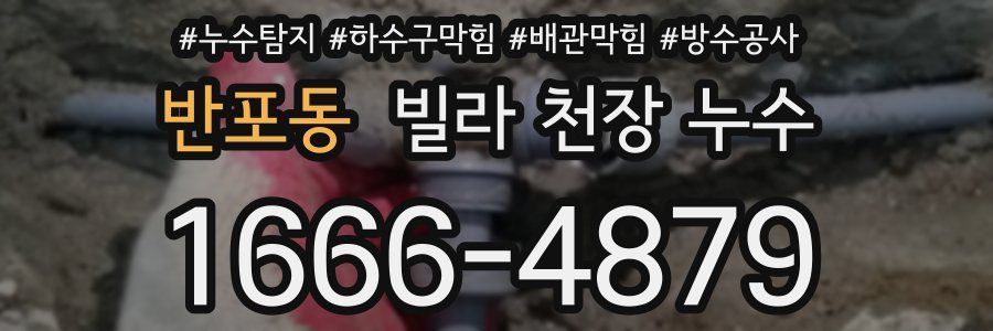 반포동 빌라 천장 누수