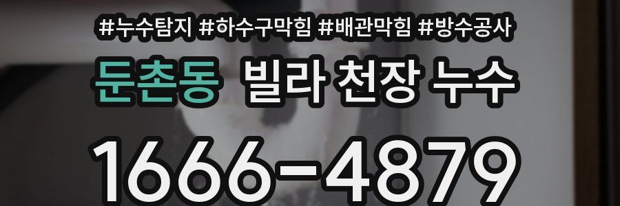 둔촌동 빌라 천장 누수