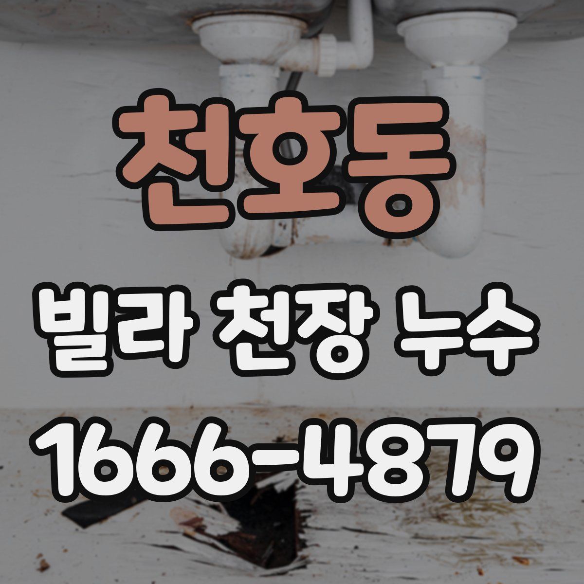 천호동 빌라 천장 누수