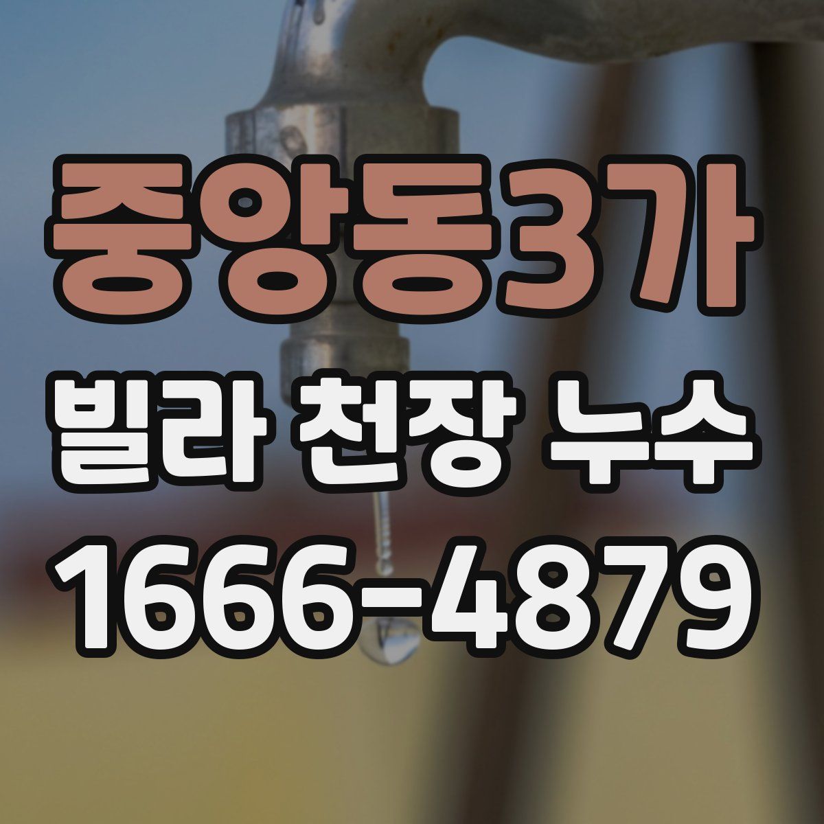 중앙동3가 빌라 천장 누수