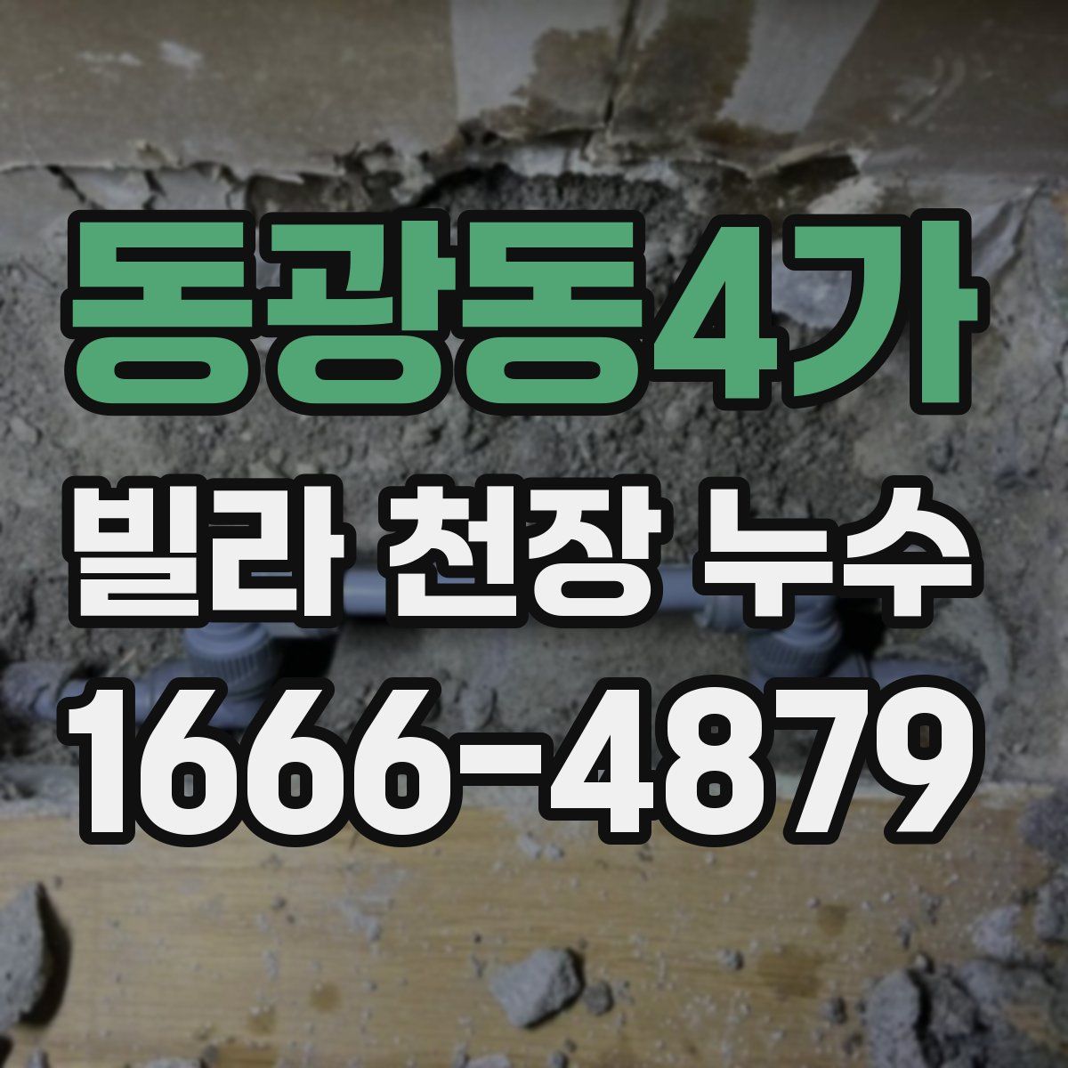 동광동4가 빌라 천장 누수