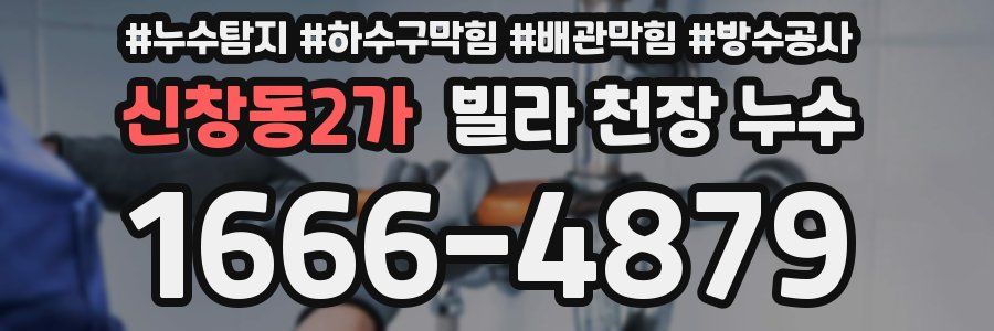 신창동2가 빌라 천장 누수