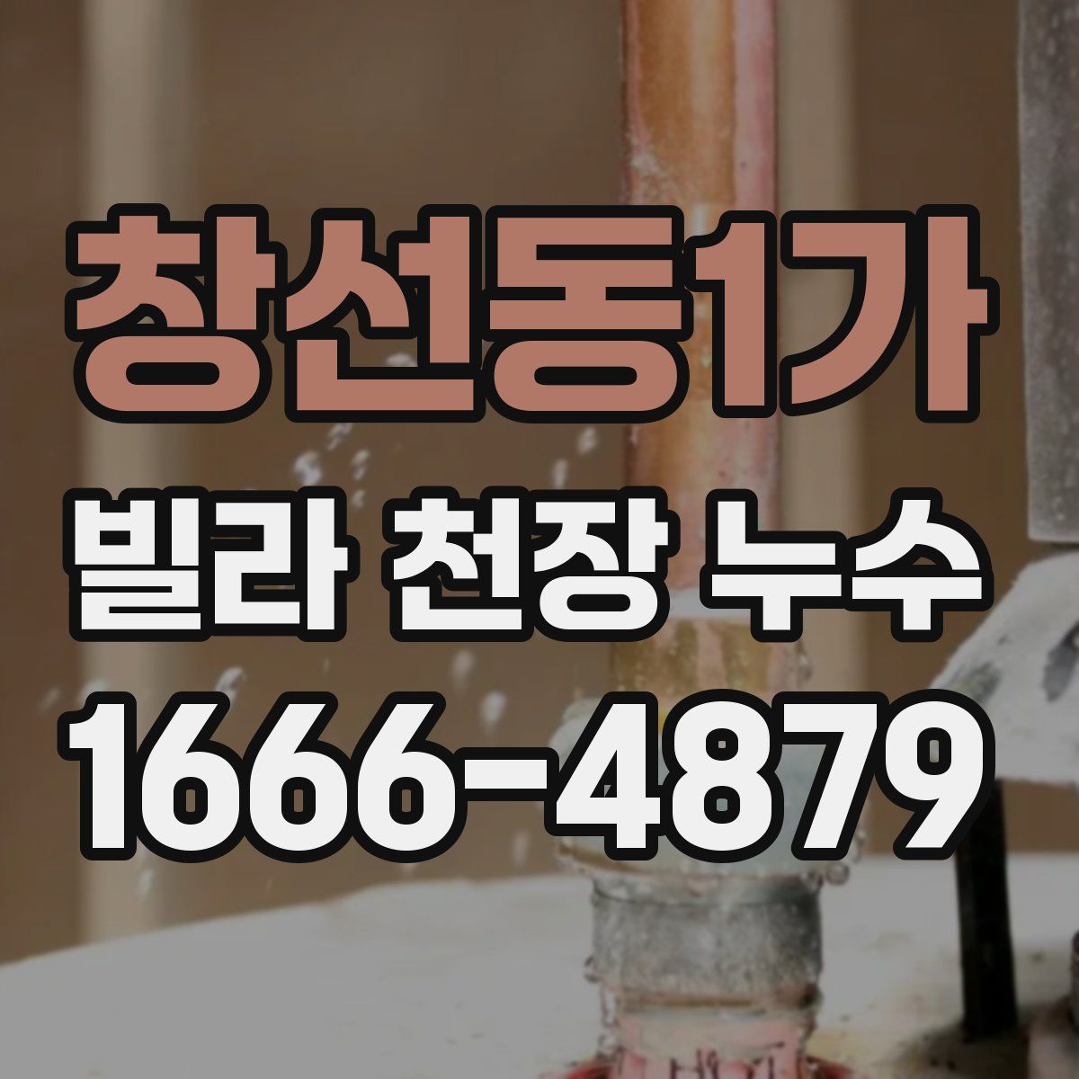 창선동1가 빌라 천장 누수