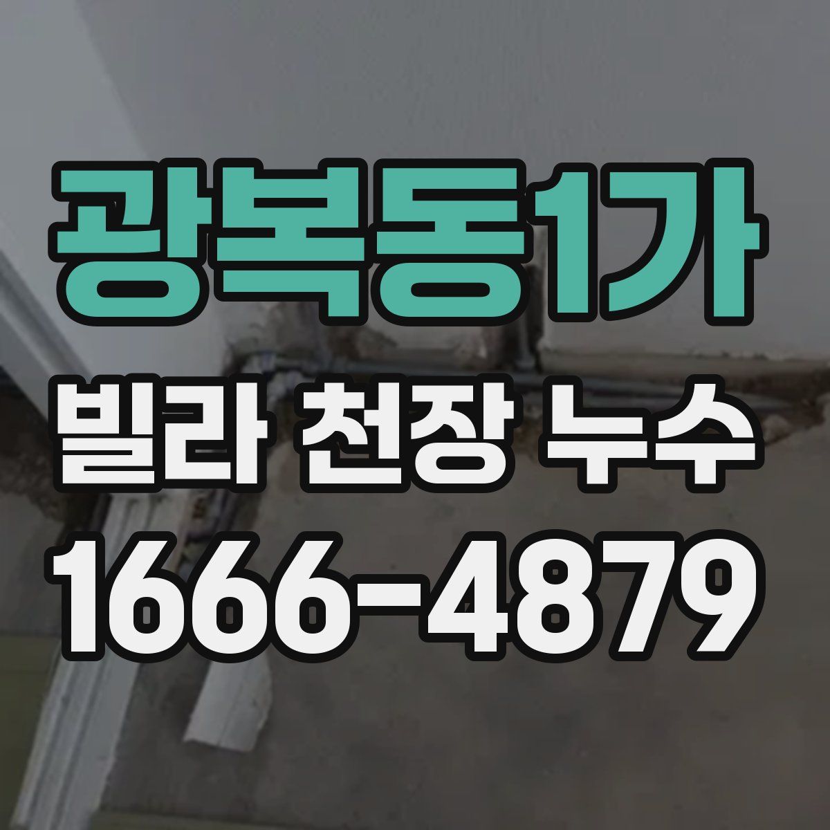 광복동1가 빌라 천장 누수