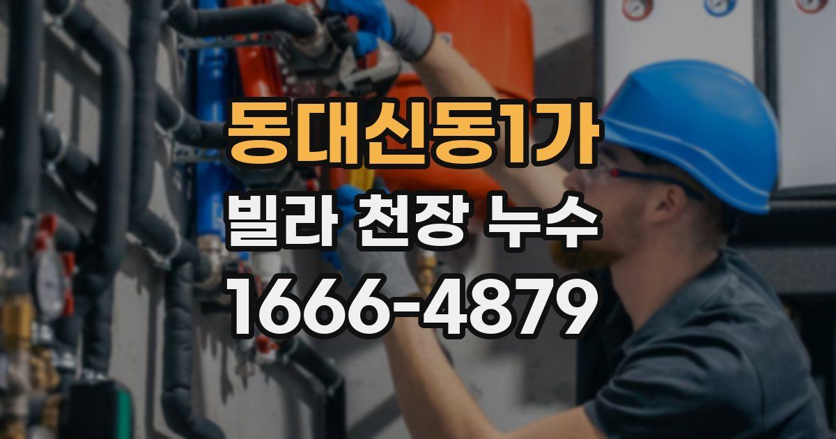 동대신동1가 빌라 천장 누수