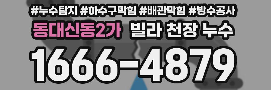 동대신동2가 빌라 천장 누수