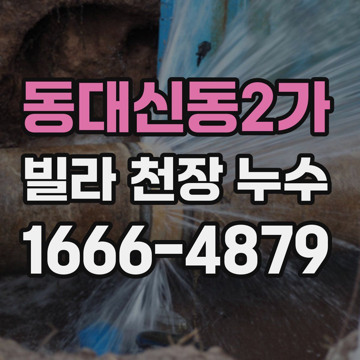 동대신동2가 빌라 천장 누수