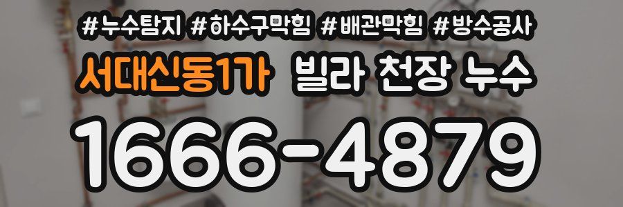 서대신동1가 빌라 천장 누수