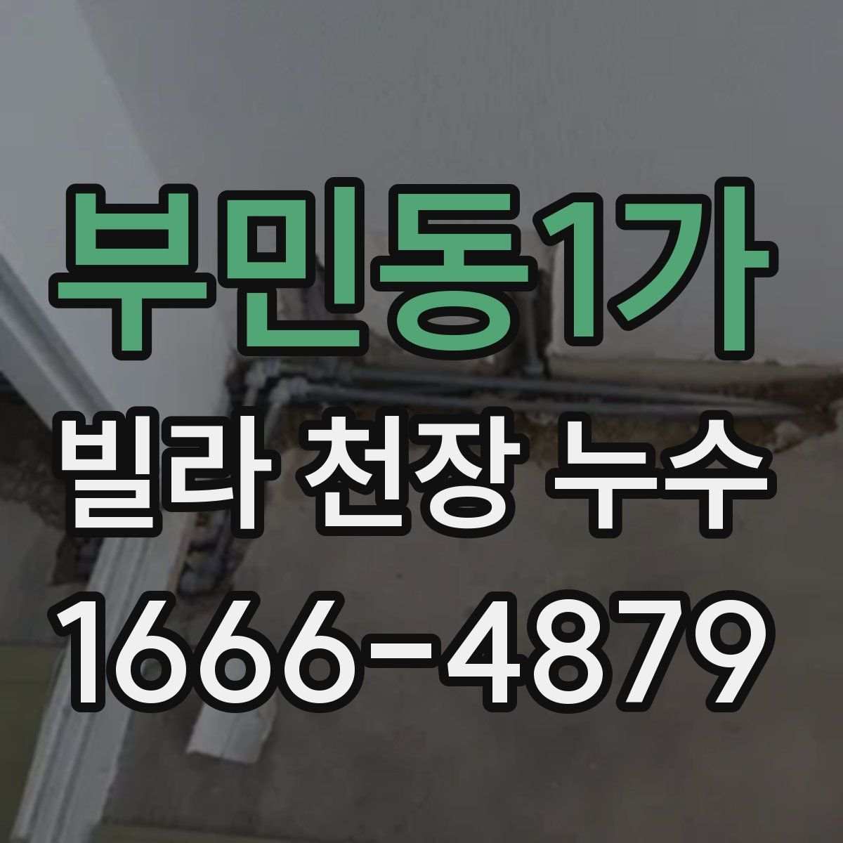 부민동1가 빌라 천장 누수