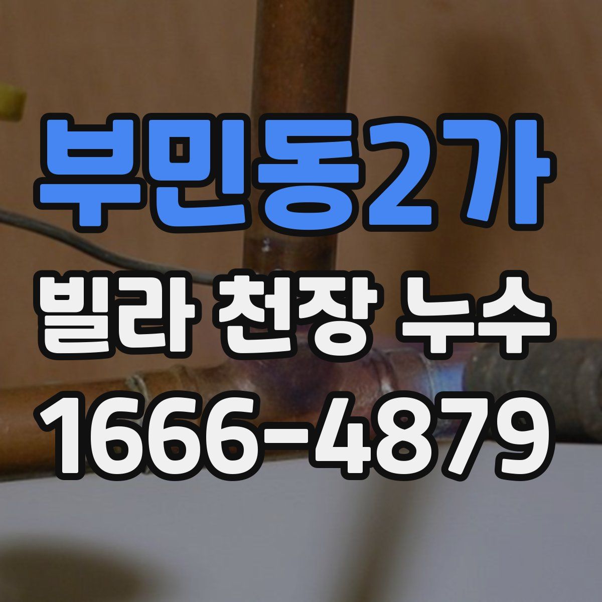 부민동2가 빌라 천장 누수