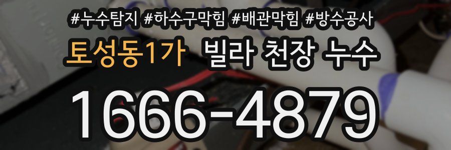 토성동1가 빌라 천장 누수