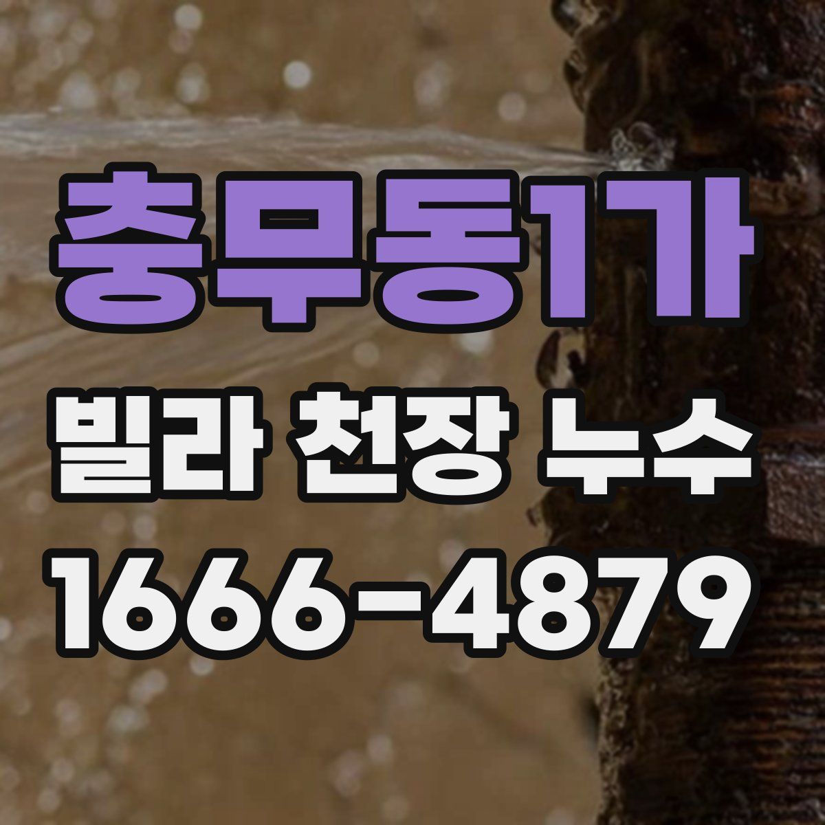 충무동1가 빌라 천장 누수