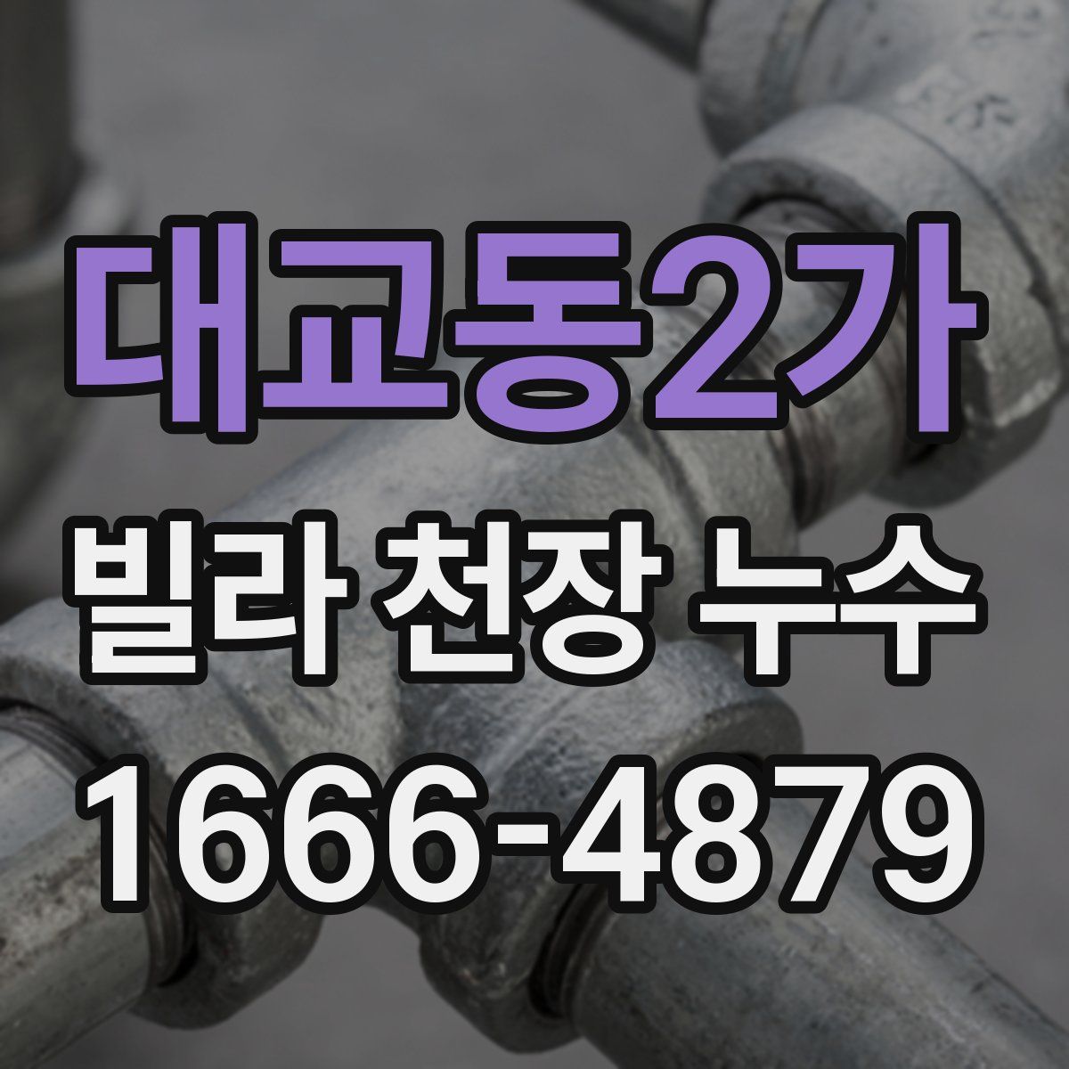 대교동2가 빌라 천장 누수