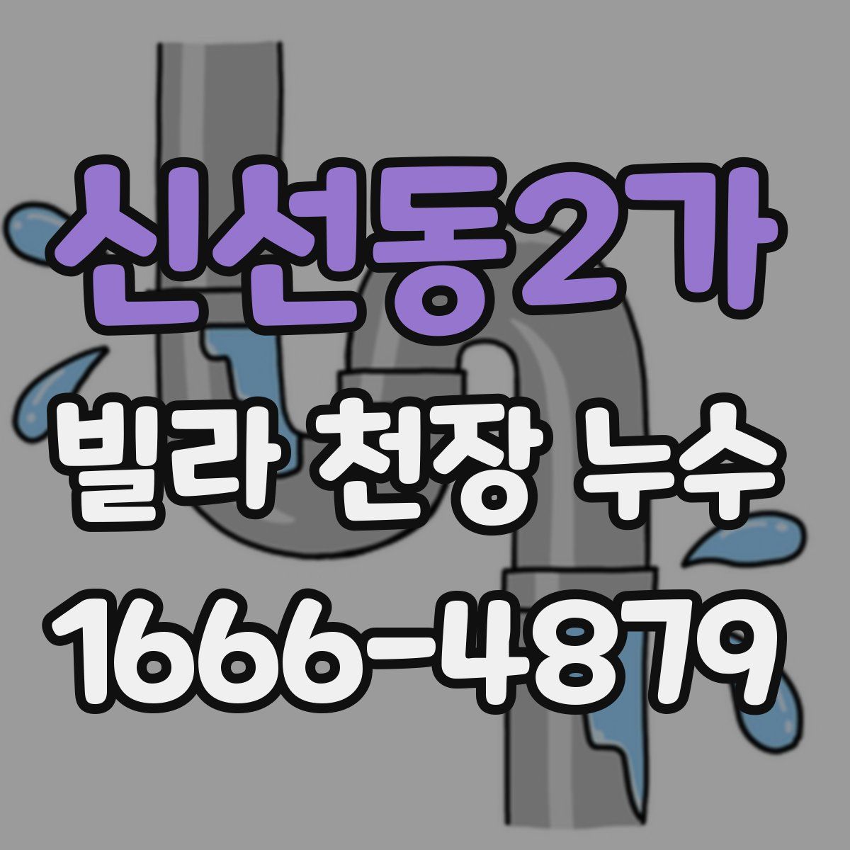 신선동2가 빌라 천장 누수