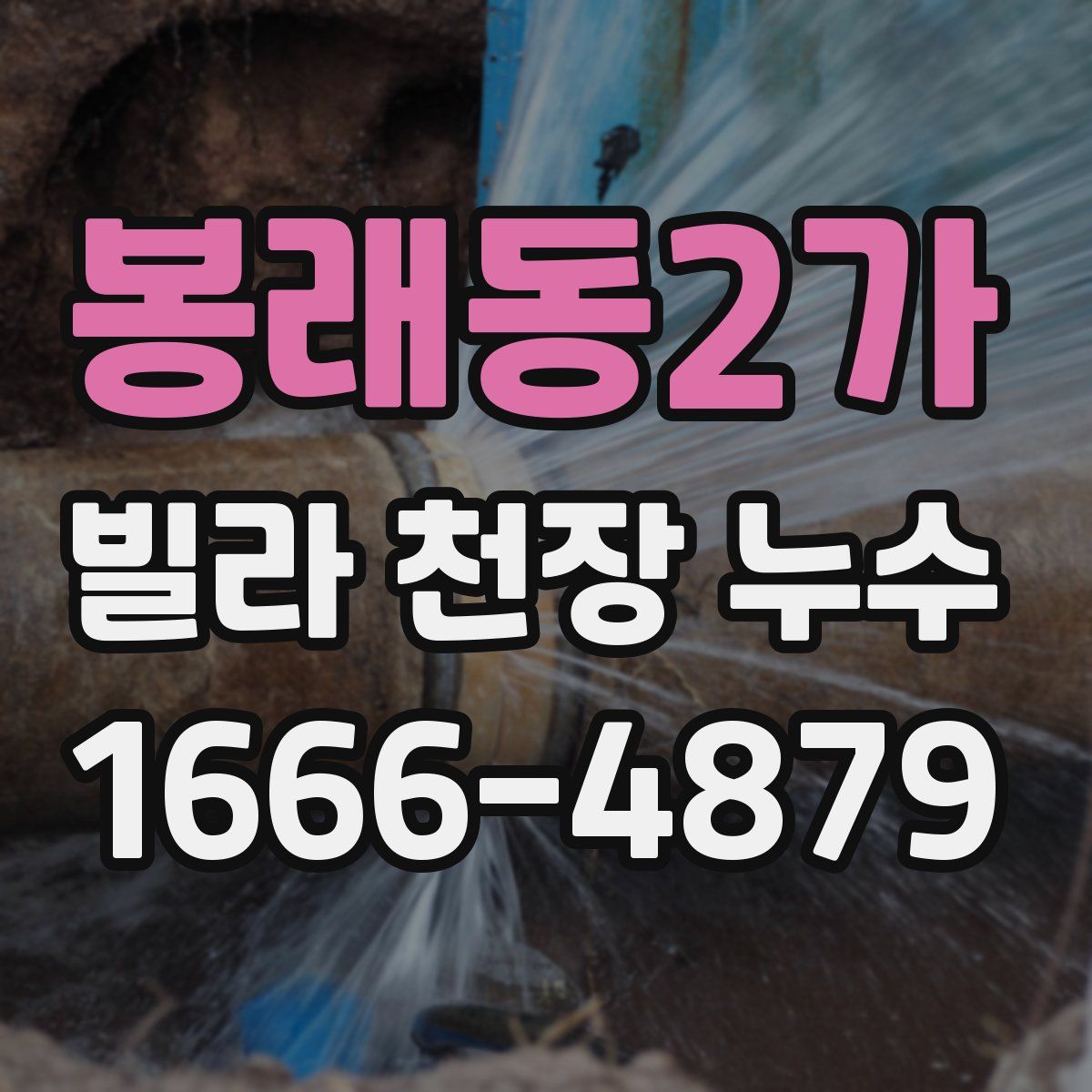 봉래동2가 빌라 천장 누수