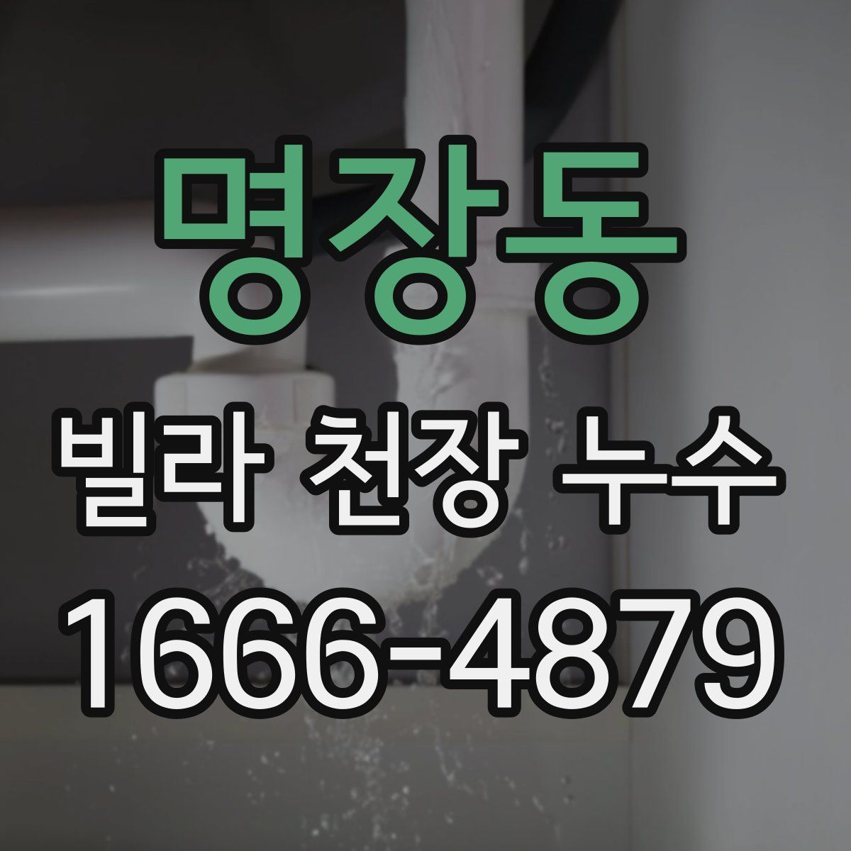 명장동 빌라 천장 누수