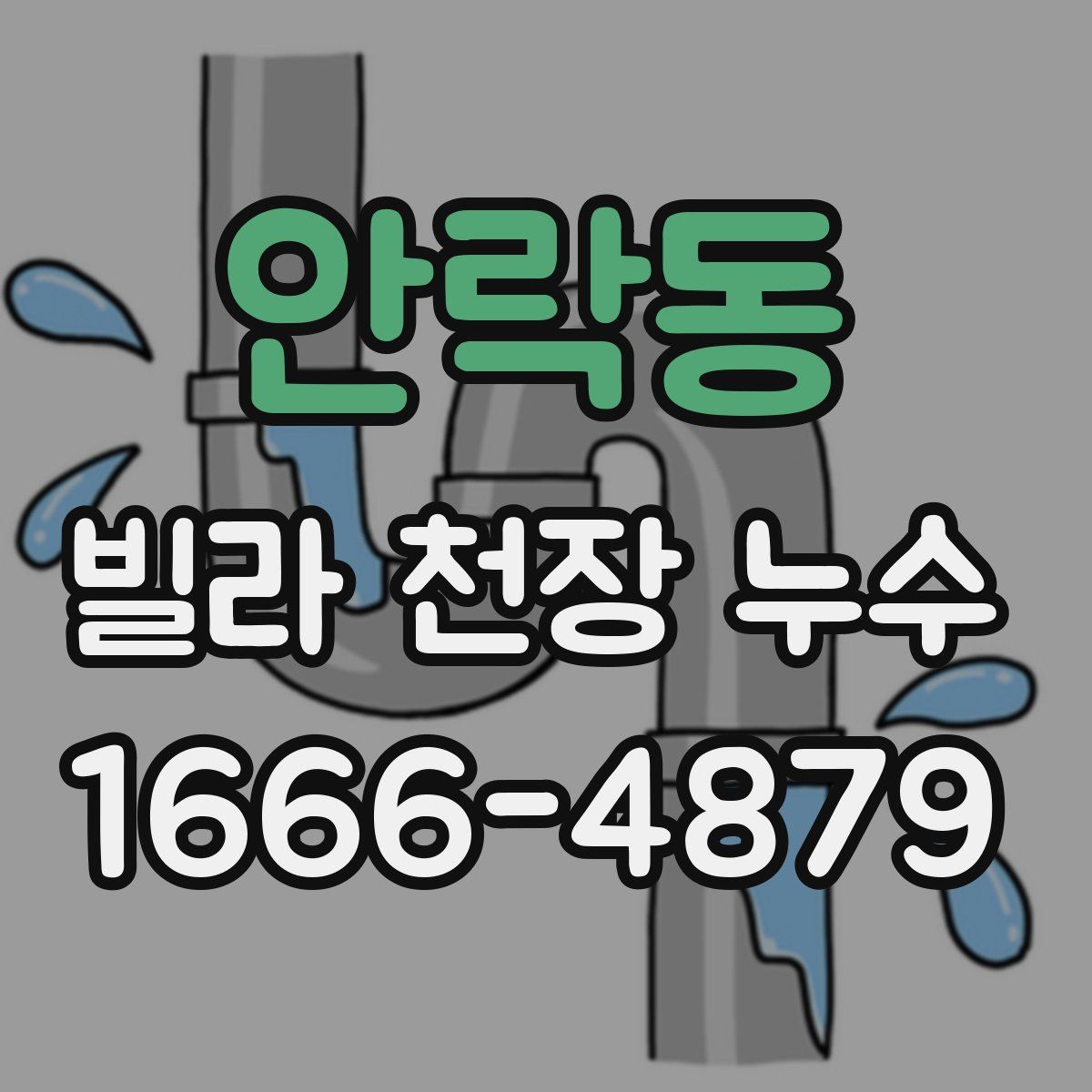 안락동 빌라 천장 누수