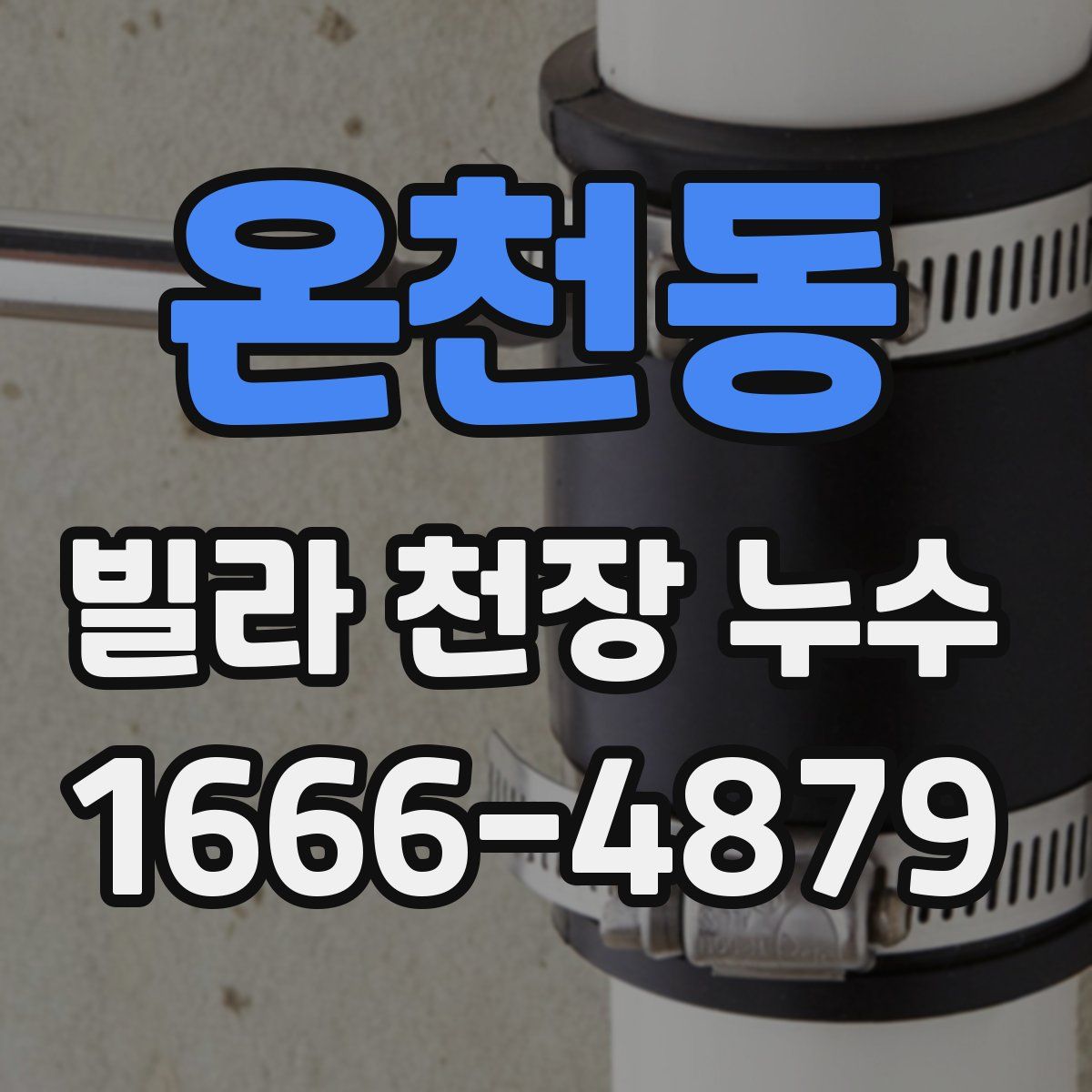온천동 빌라 천장 누수