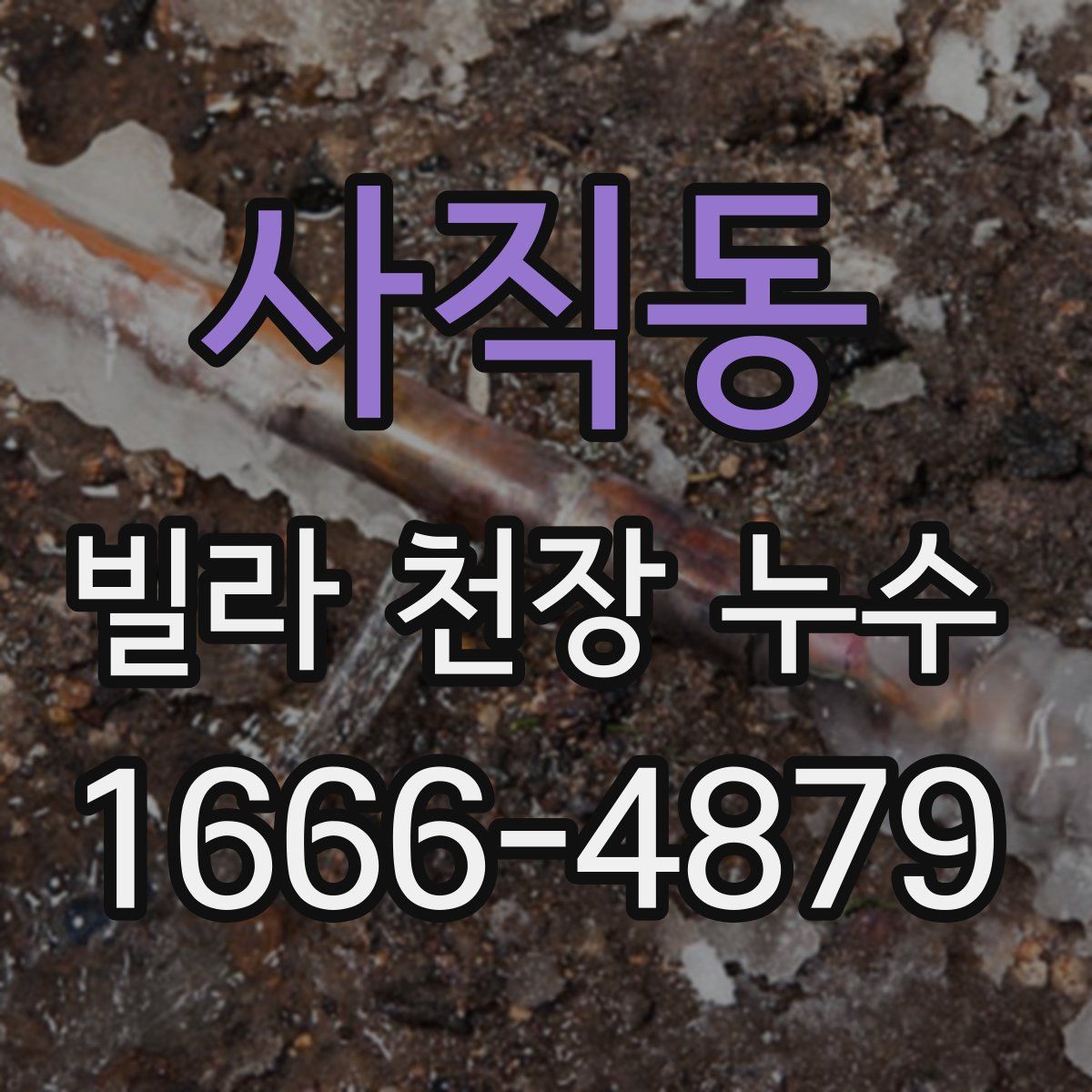 사직동 빌라 천장 누수