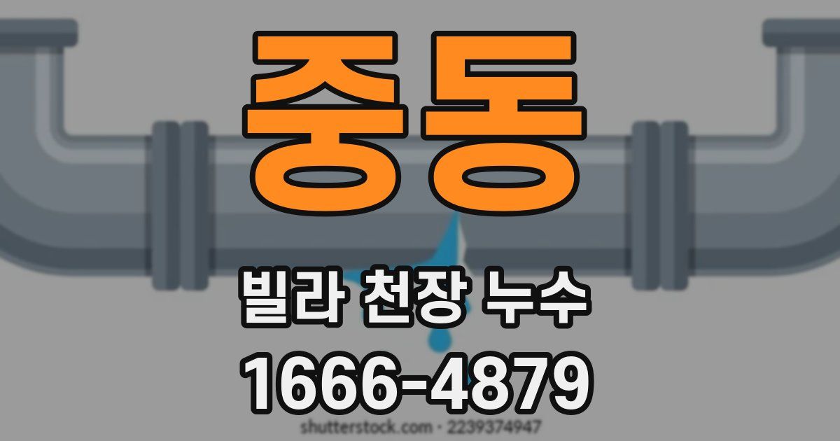 중동 빌라 천장 누수
