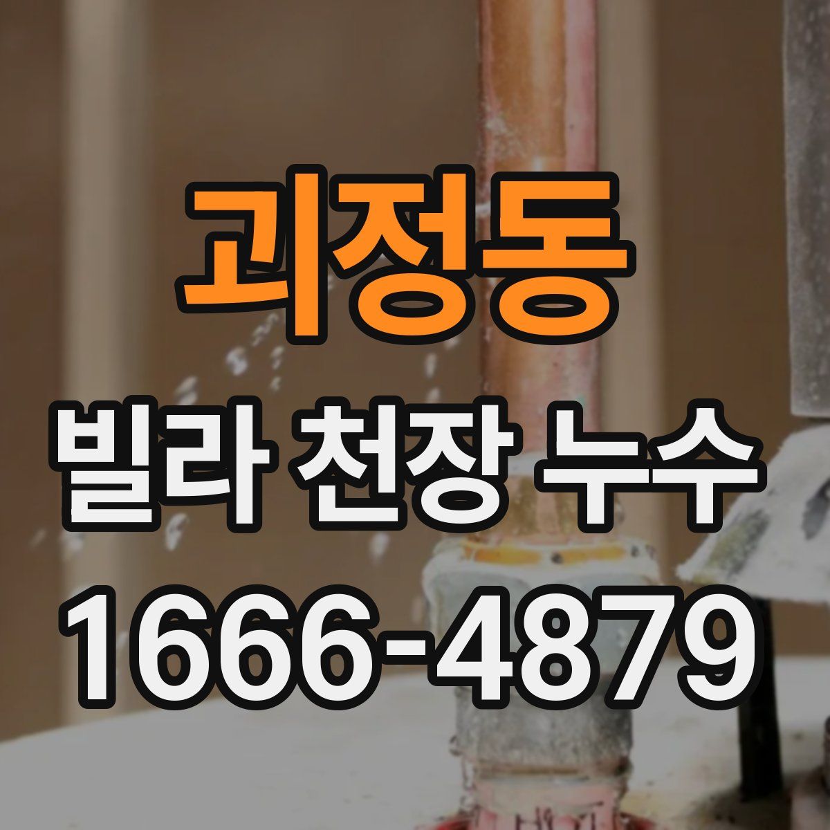 괴정동 빌라 천장 누수