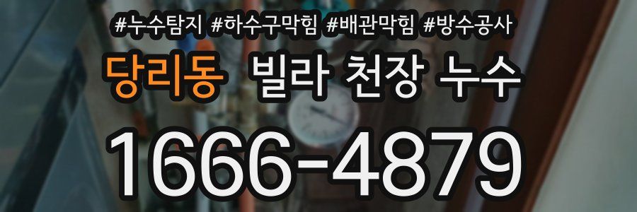 당리동 빌라 천장 누수