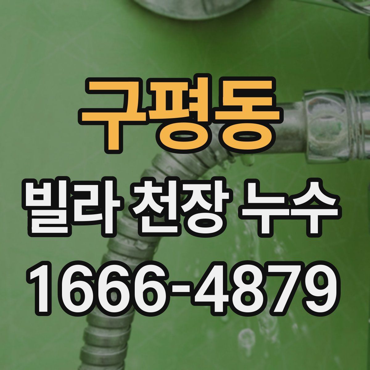 구평동 빌라 천장 누수