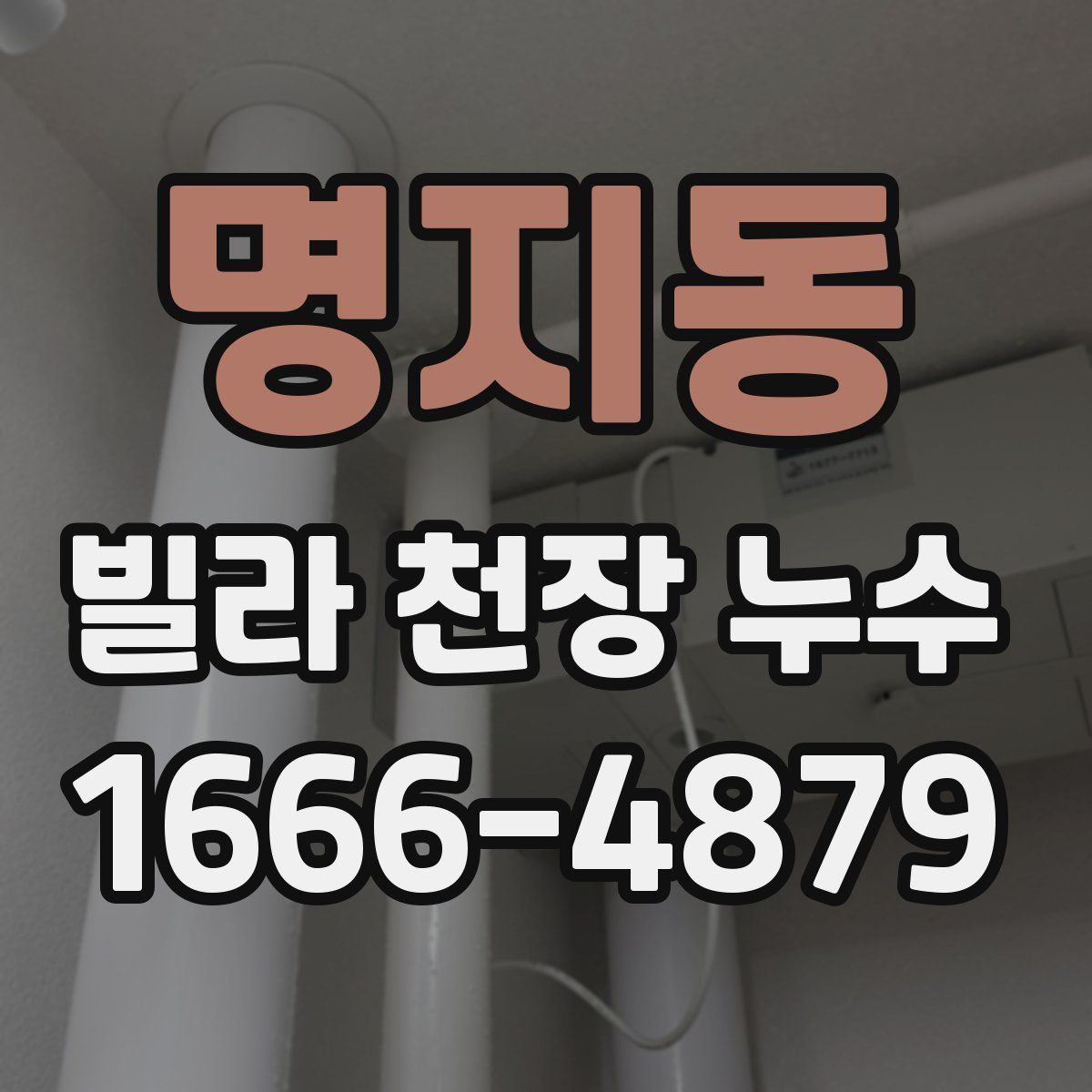 명지동 빌라 천장 누수