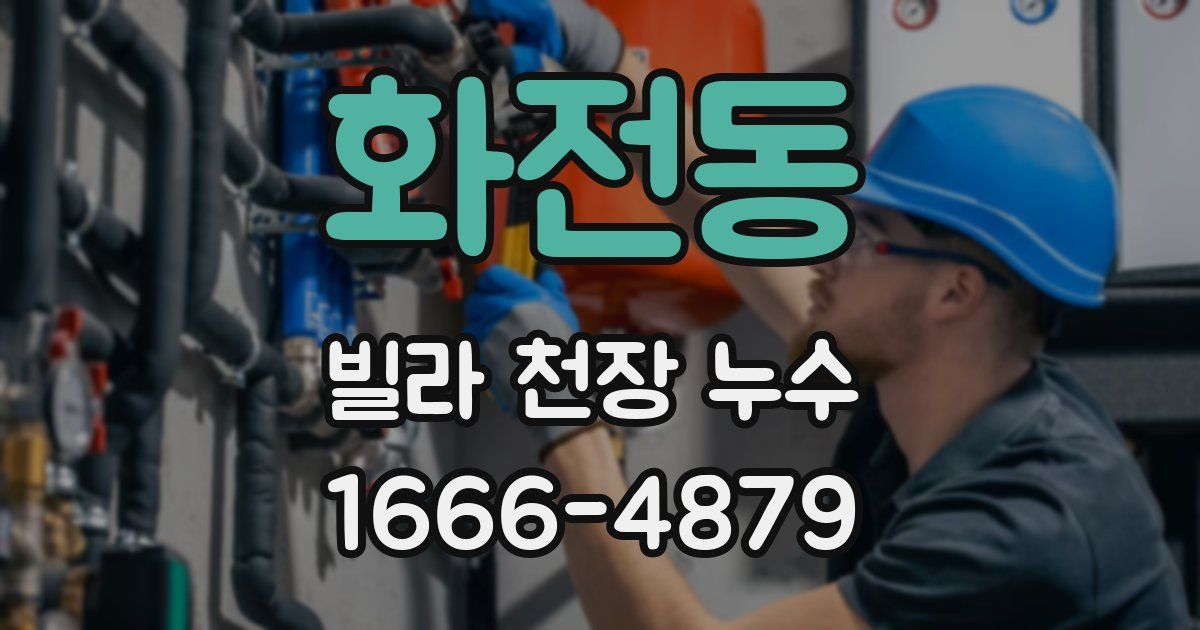 화전동 빌라 천장 누수