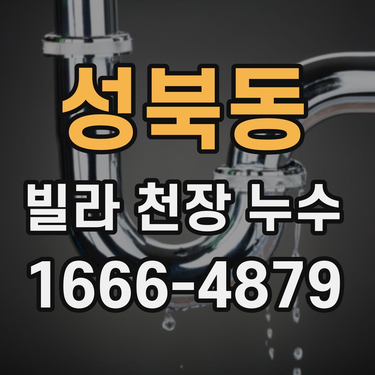 성북동 빌라 천장 누수