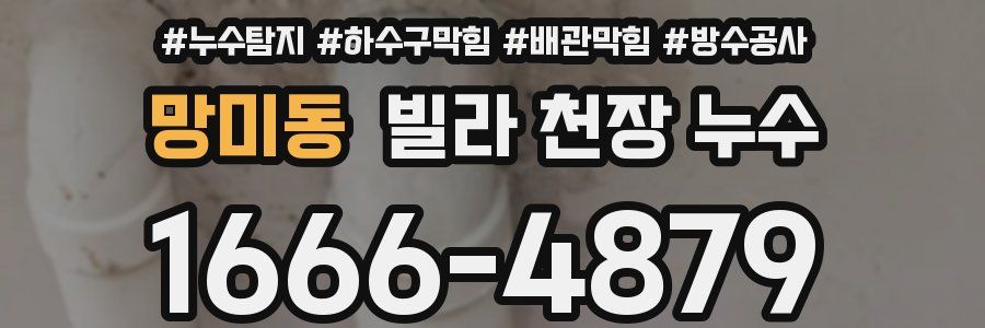 망미동 빌라 천장 누수