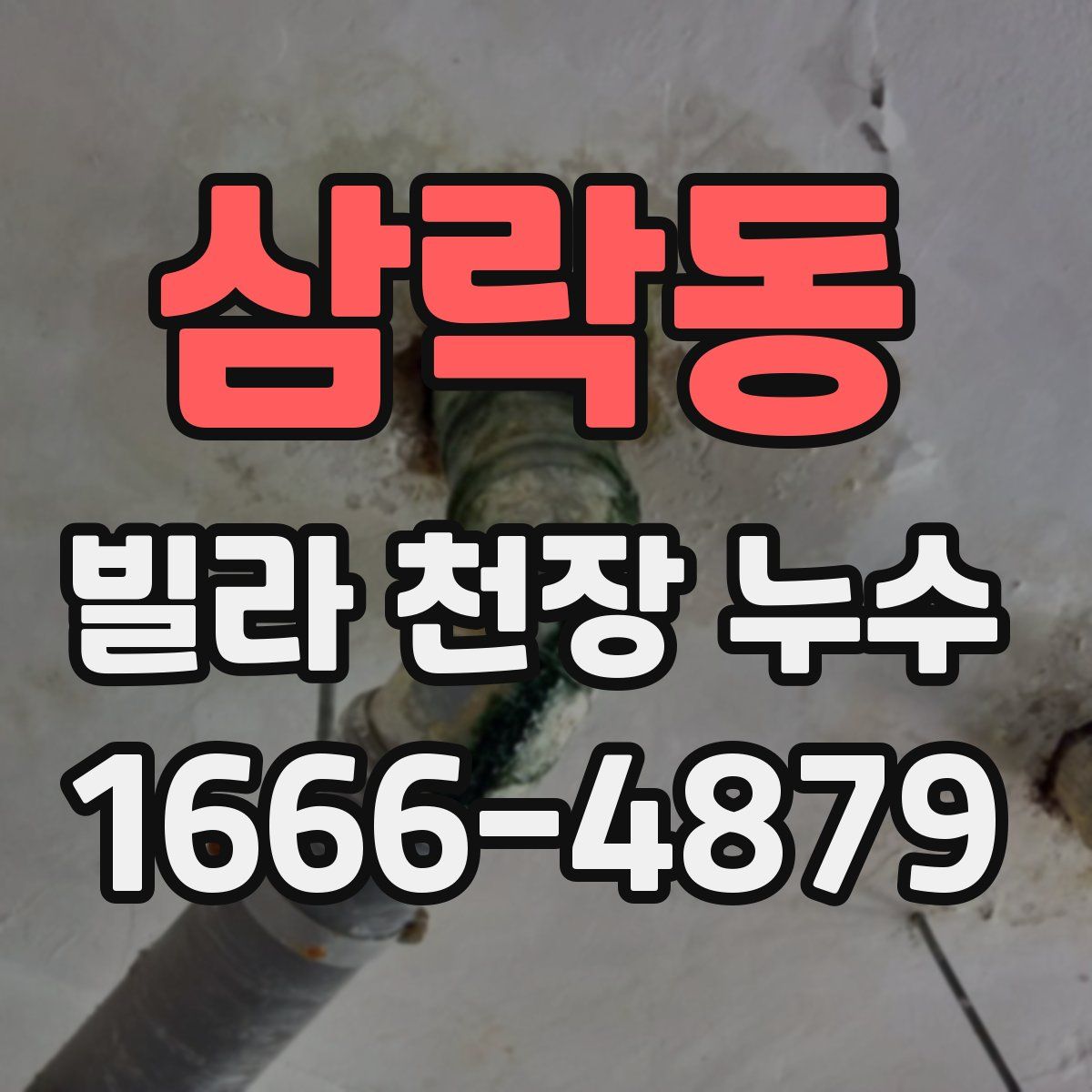 삼락동 빌라 천장 누수