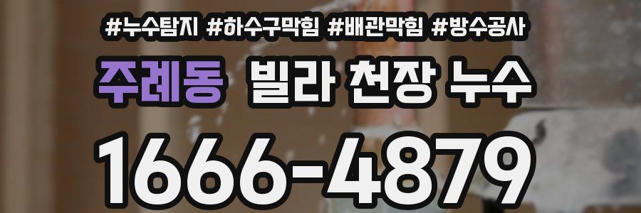 주례동 빌라 천장 누수