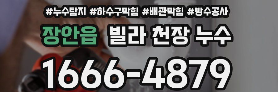 장안읍 빌라 천장 누수