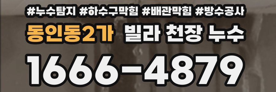 동인동2가 빌라 천장 누수