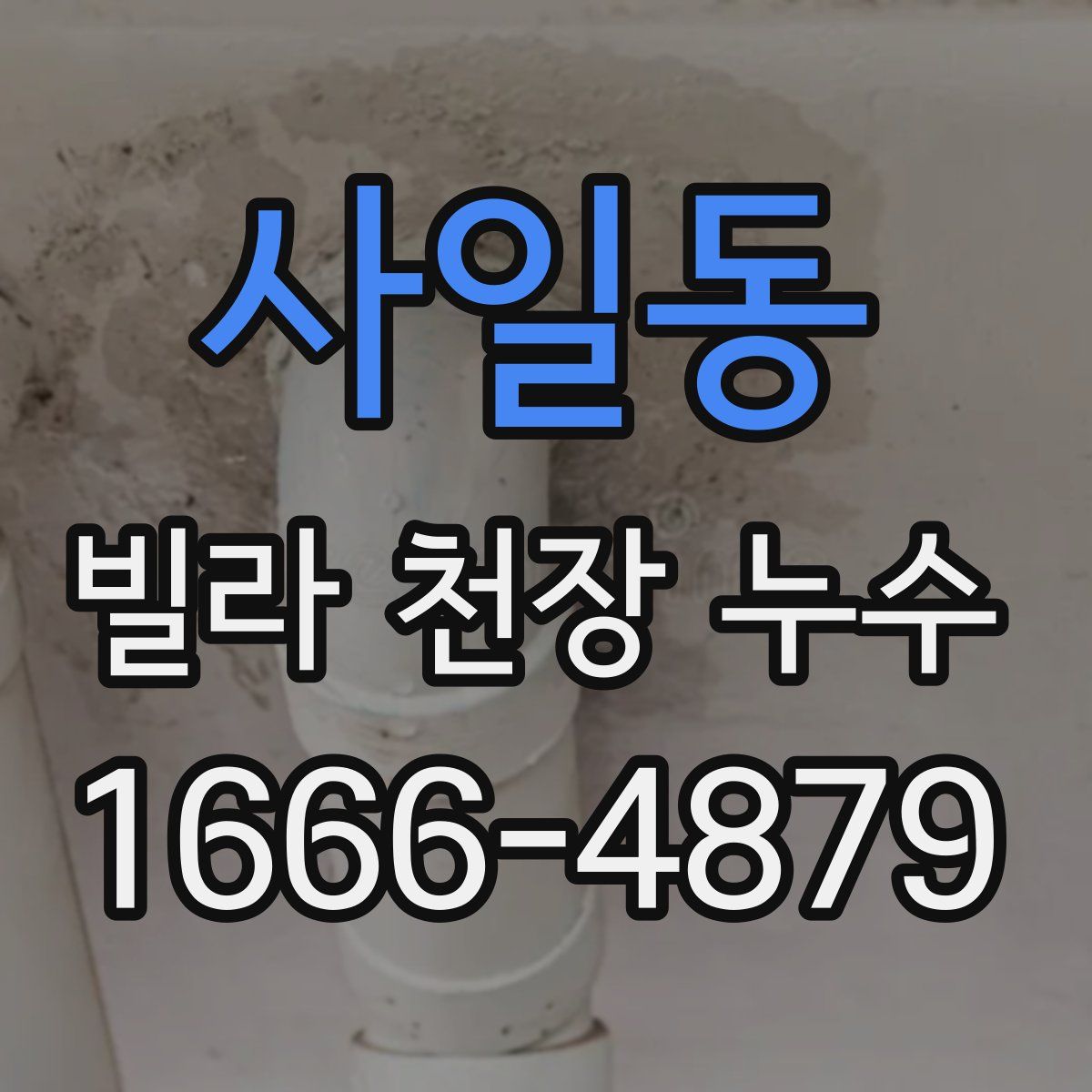 사일동 빌라 천장 누수