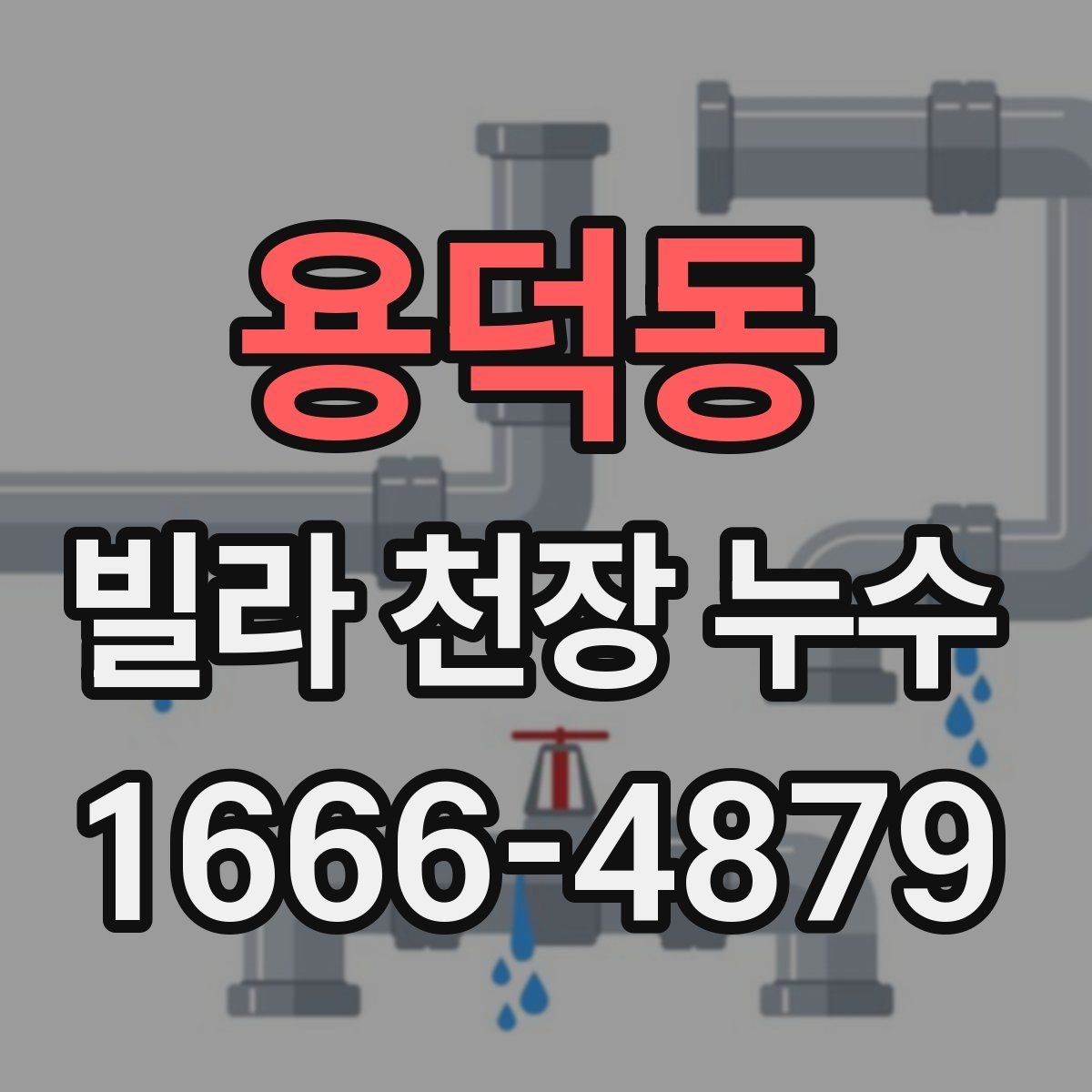 용덕동 빌라 천장 누수