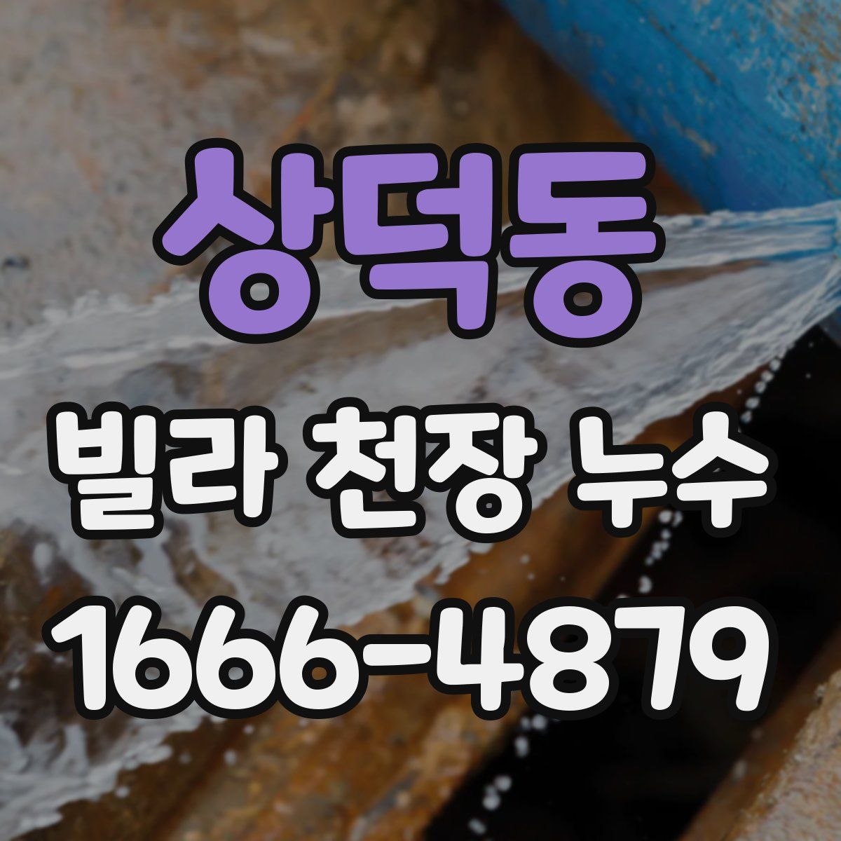 상덕동 빌라 천장 누수