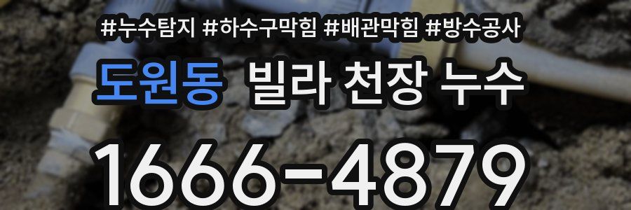 도원동 빌라 천장 누수