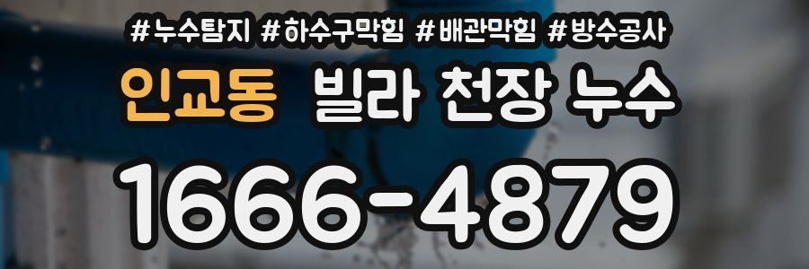인교동 빌라 천장 누수