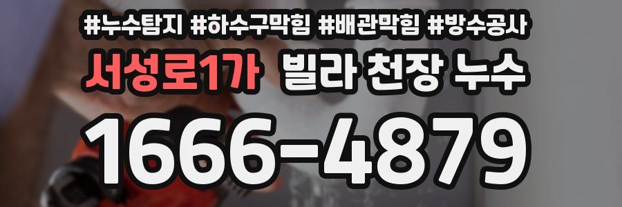 서성로1가 빌라 천장 누수