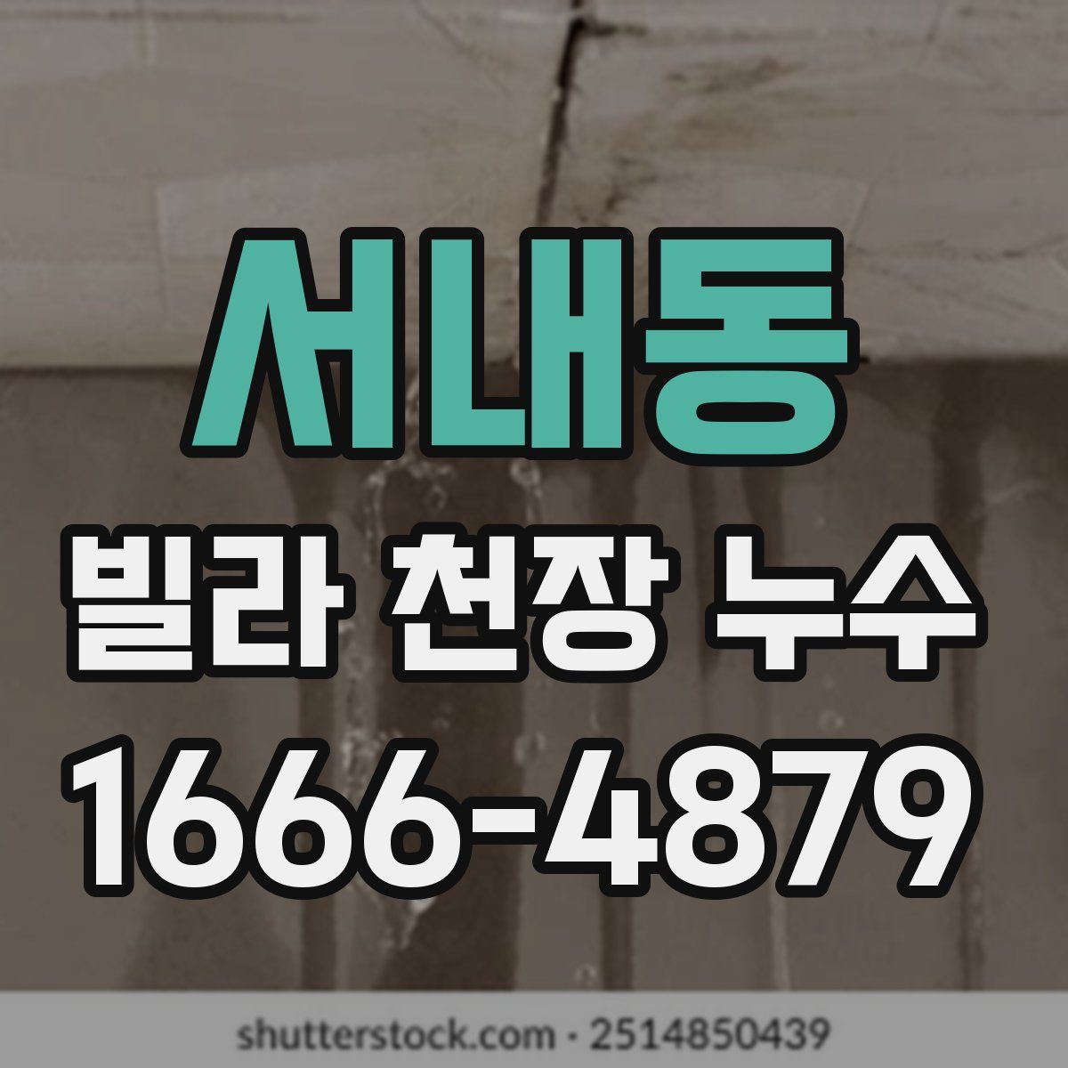 서내동 빌라 천장 누수