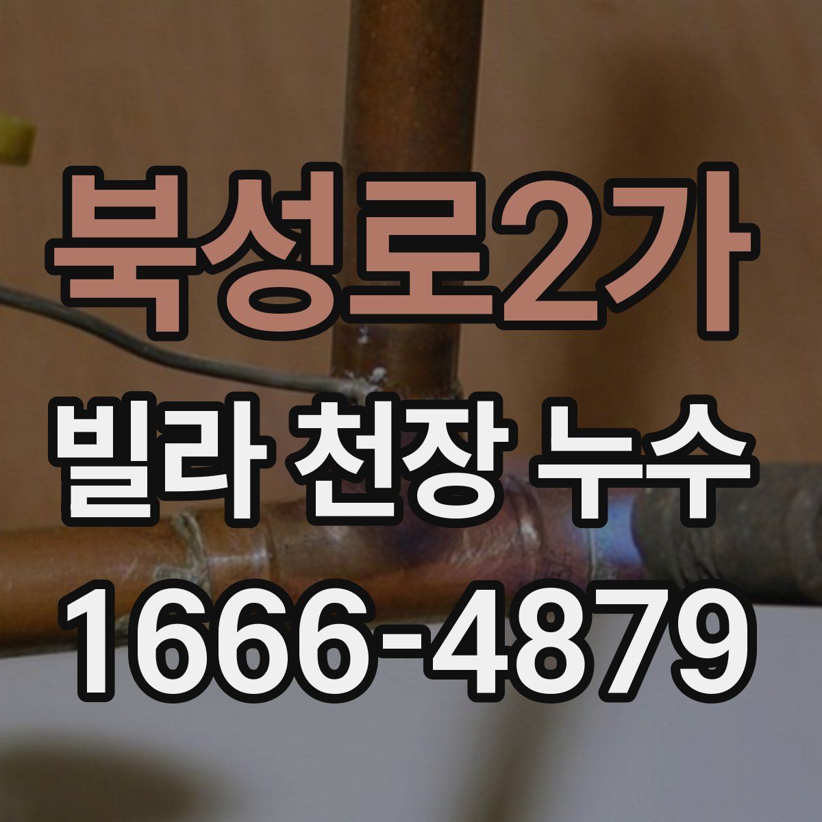 북성로2가 빌라 천장 누수