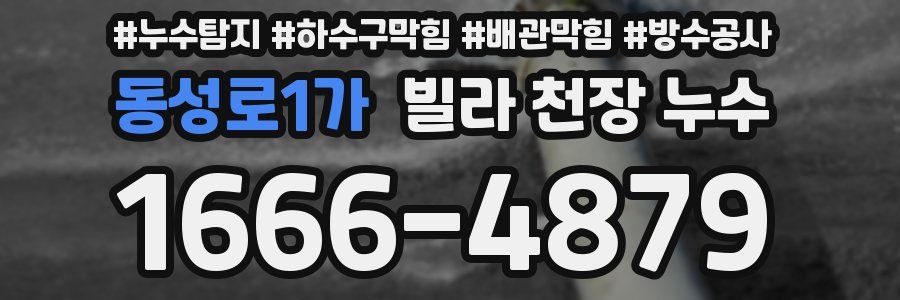 동성로1가 빌라 천장 누수