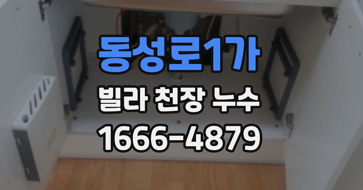 동성로1가 빌라 천장 누수