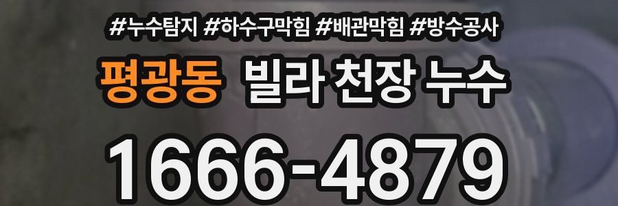 평광동 빌라 천장 누수
