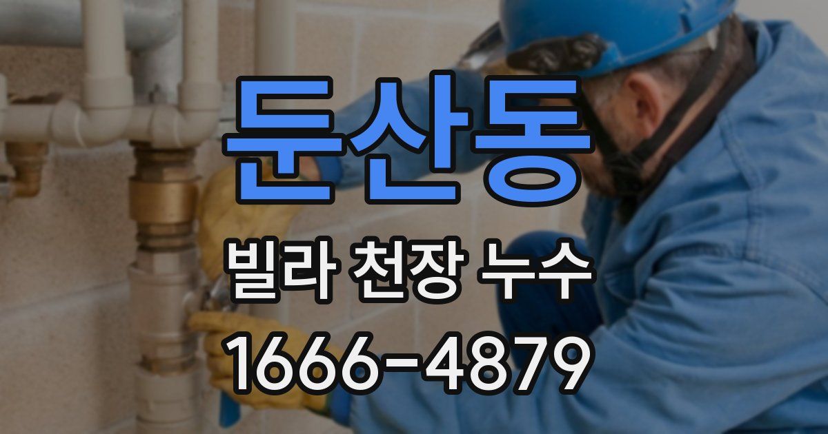 둔산동 빌라 천장 누수