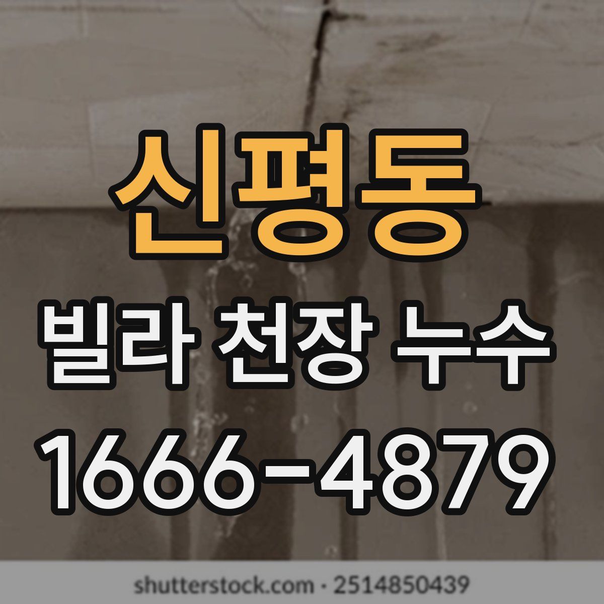 신평동 빌라 천장 누수
